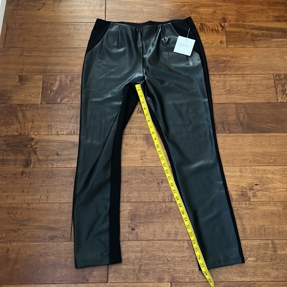 Ellen Tracy Vegan Faux Leather Pant - Picture 11 of 13